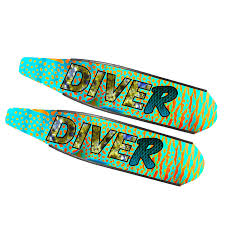 DiveR - Fin Blades - Orange Parrot - Composite image 1