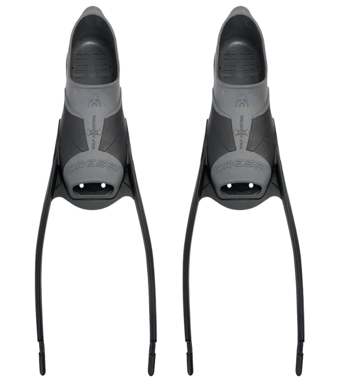 Cressi - Gara Modular Foot Pockets - 44-45, Black/ Grey image