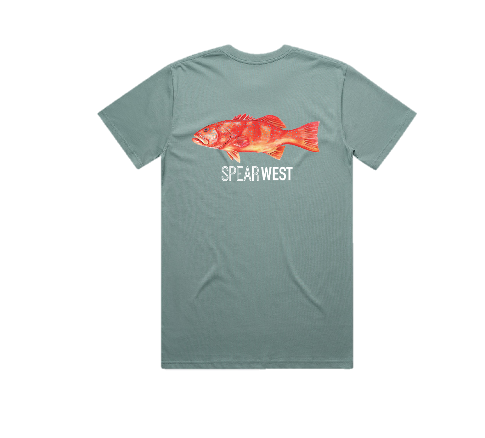 Spear West - Fish Print - T-Shirt - Trout image 2