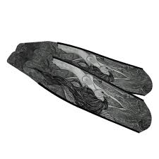 DiveR - Fin Blades - Mermaid BW - Carbon image 1