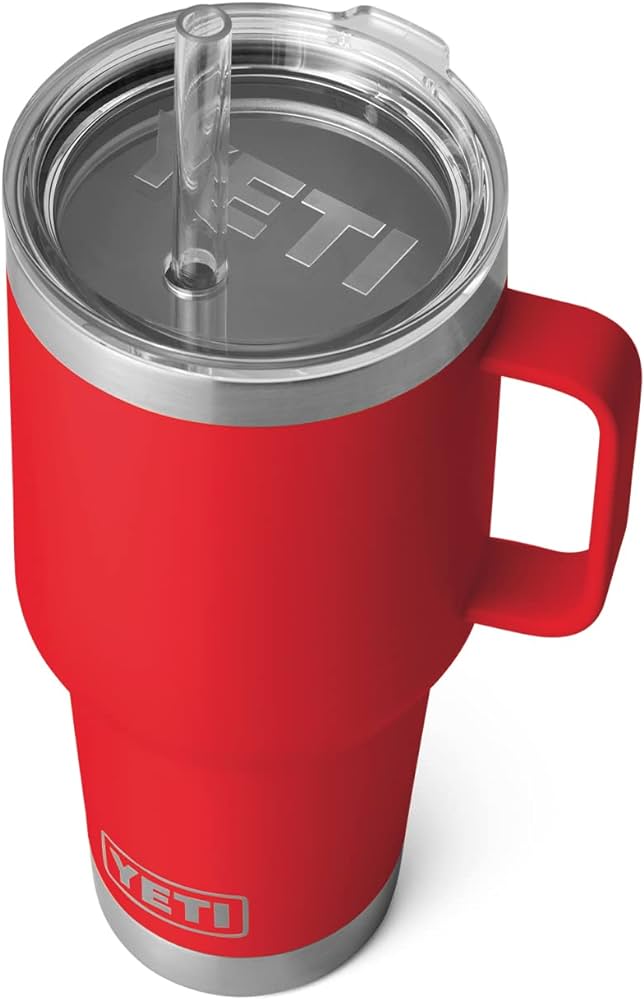 Yeti - Rambler Straw Mug - 35oz (1L) - Red image