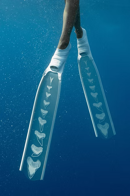 Penetrator - Composite Fin Blades - Ghost Shark Tooth image 0