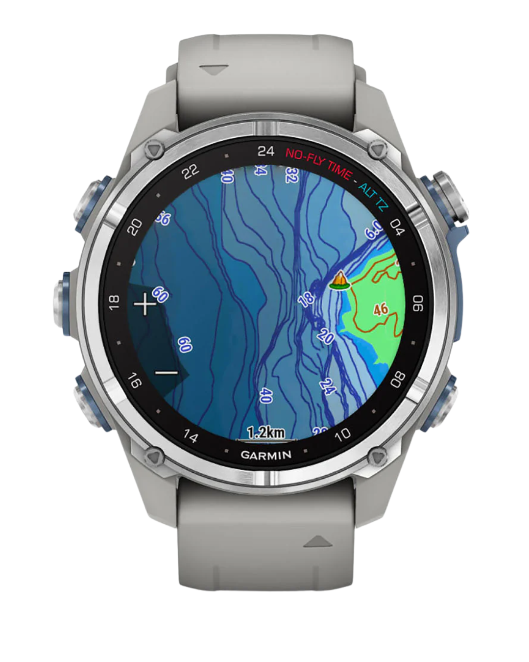 Garmin Descent™ Mk3 - 43mm - S/S - Grey Band image 3