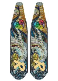 DiveR - Fin Blades - Sharks - Carbon image 1