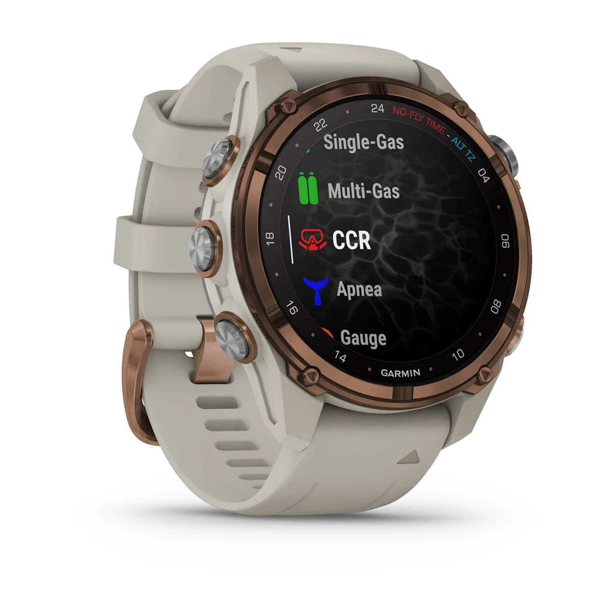 Garmin Descent™ Mk3i – 43 mm - Bronze - Grey Band image 1
