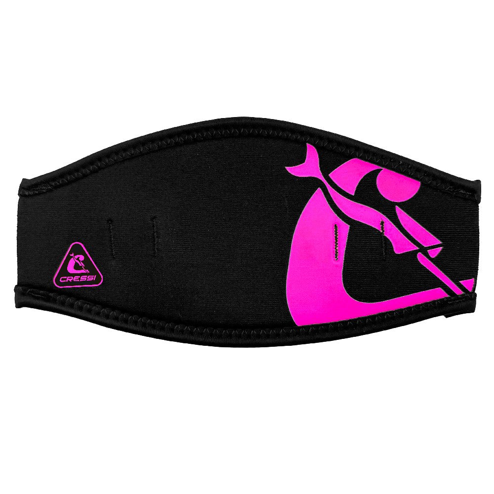 Cressi - Mask Strap Cover 2.0 - Pink/Black image 1