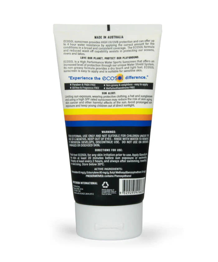 Ecosol - Water Shield SPF 50+ Sunscreen - 150ml image 1