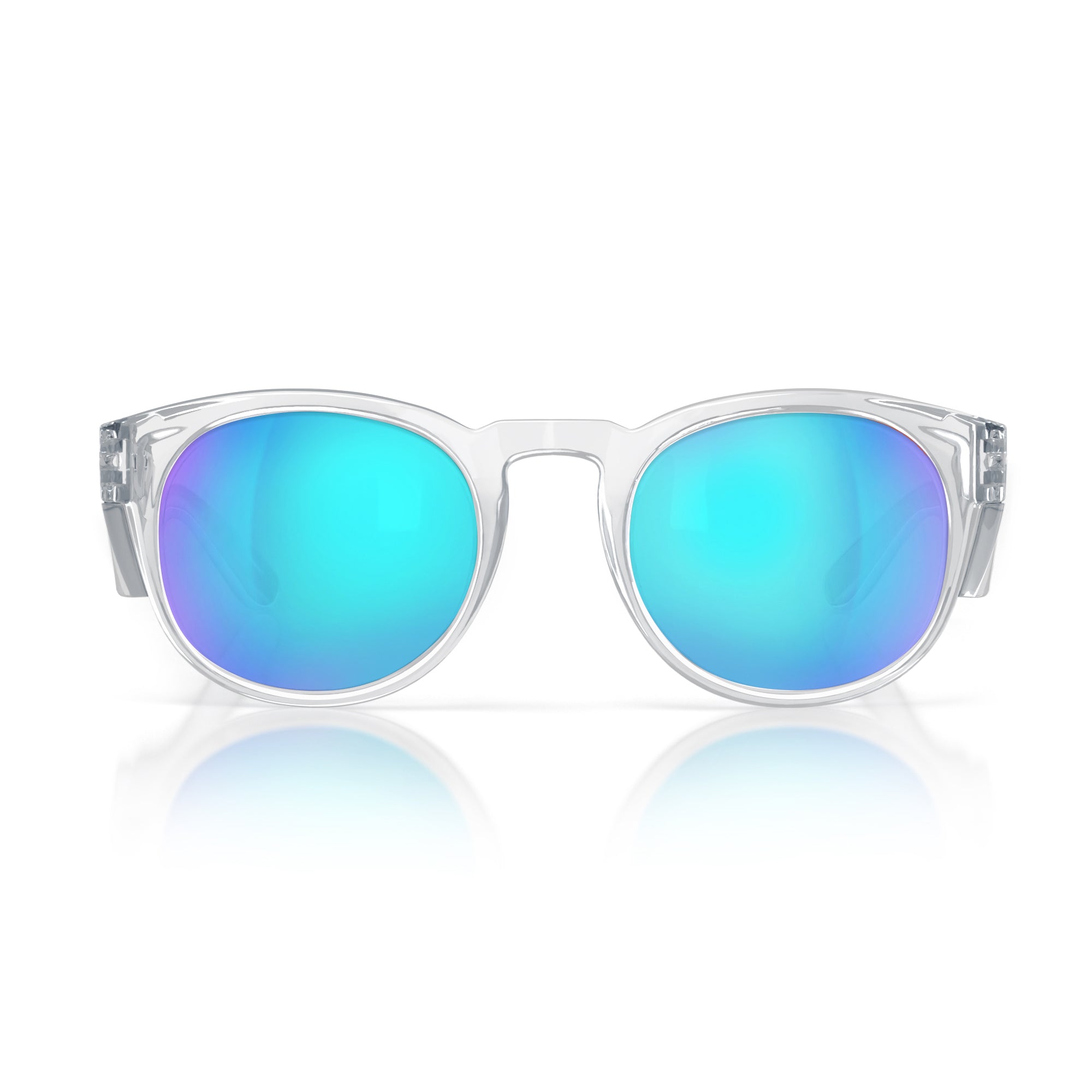 SafeStyle - Cruisers - Clear Frame Mirror Blue - Polarised