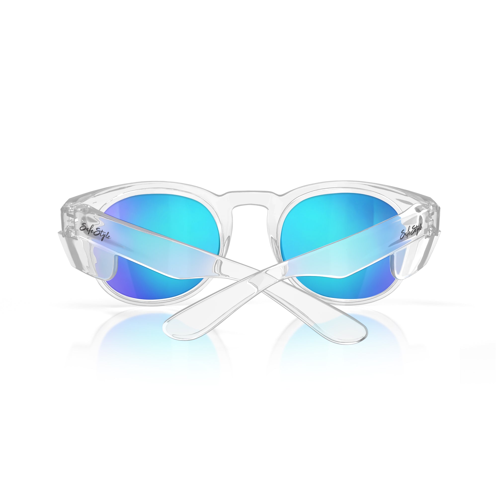 SafeStyle - Cruisers - Clear Frame Mirror Blue - Polarised