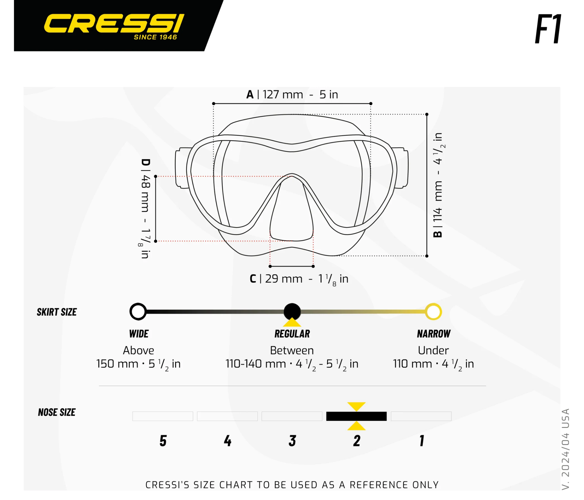 Cressi - F1 Mask