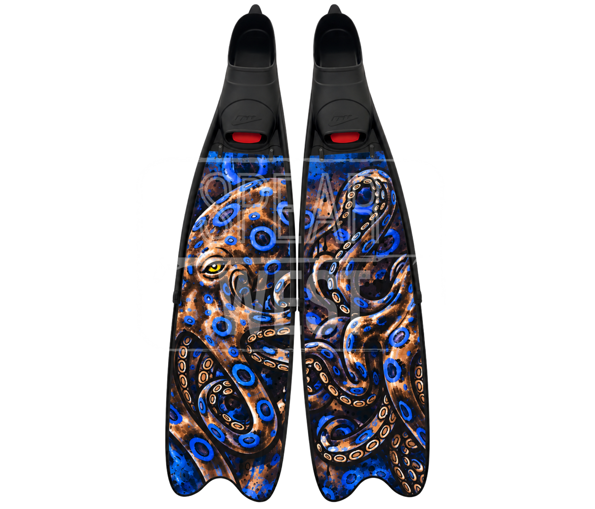 Ocean Hunter - Artline Series Ambush Freediving Fins (Complete)