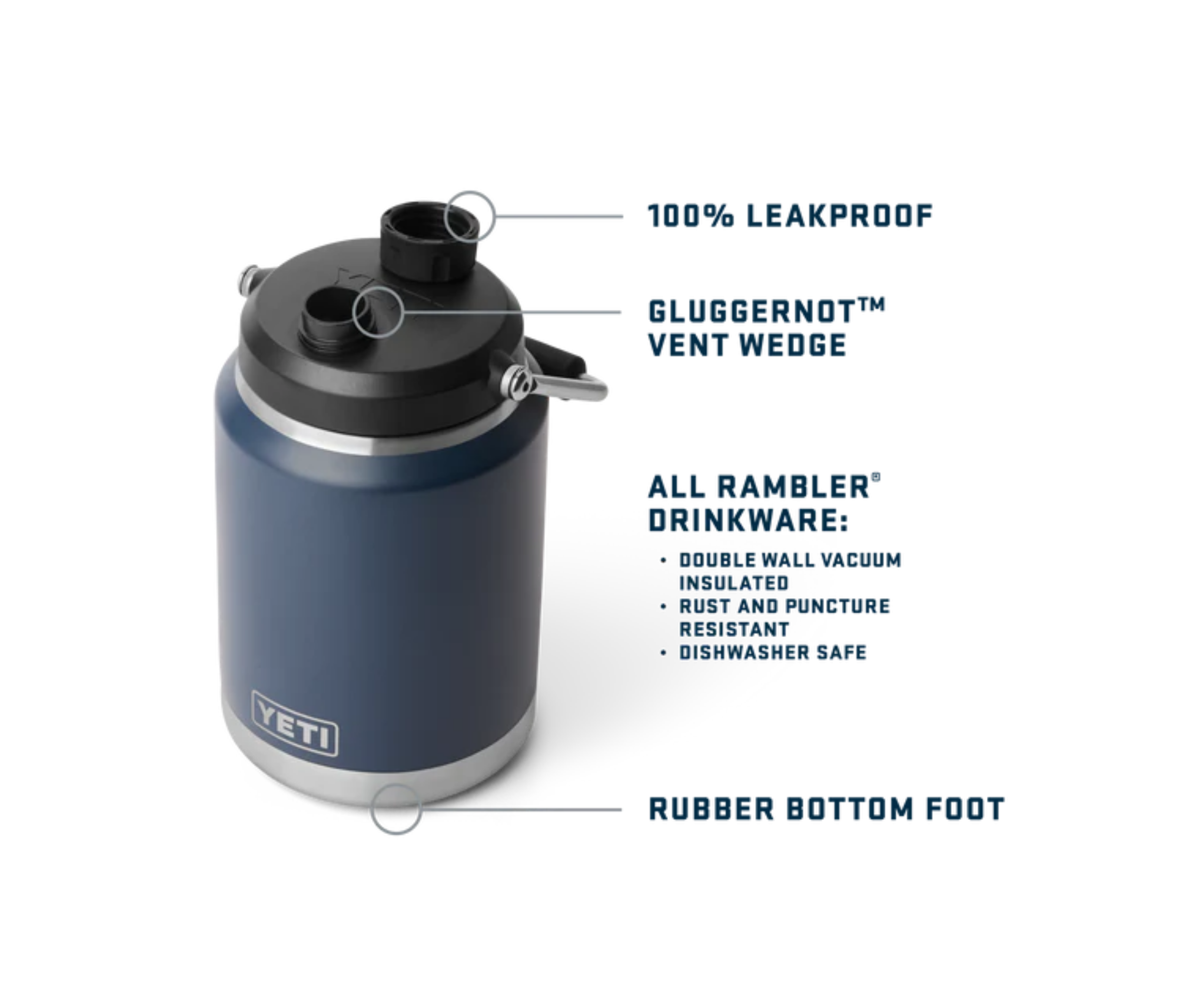 Yeti - Rambler - Half Gallon Jug (1.9L)