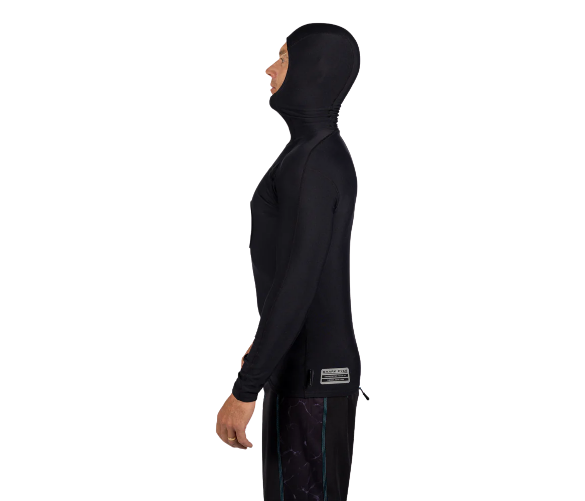 Shark Eyes - Thermal Rash Vest Mens Hooded Hybrid Long Sleeve 1.5mm