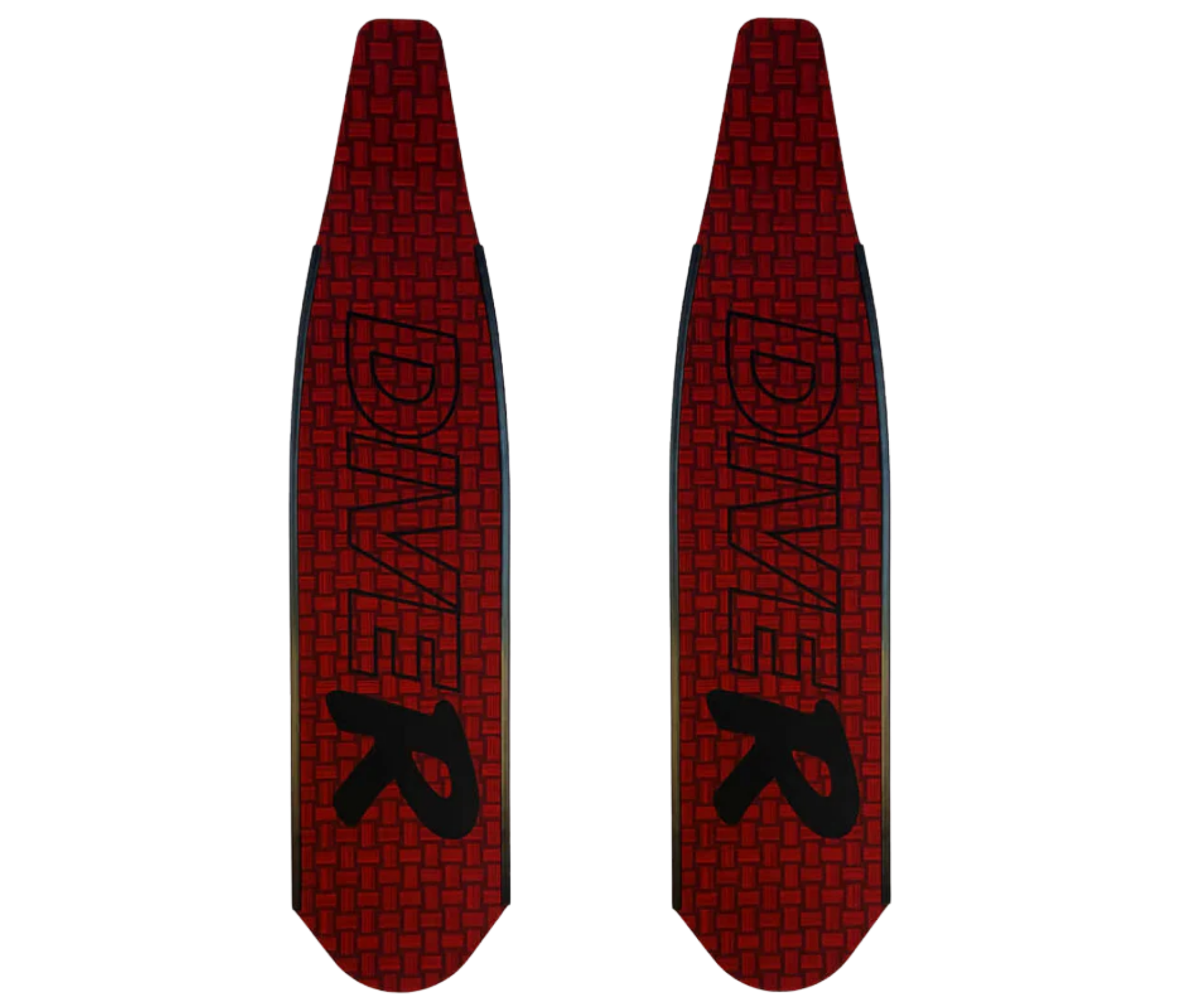 DiveR - Fin Blades - Innegra - Red