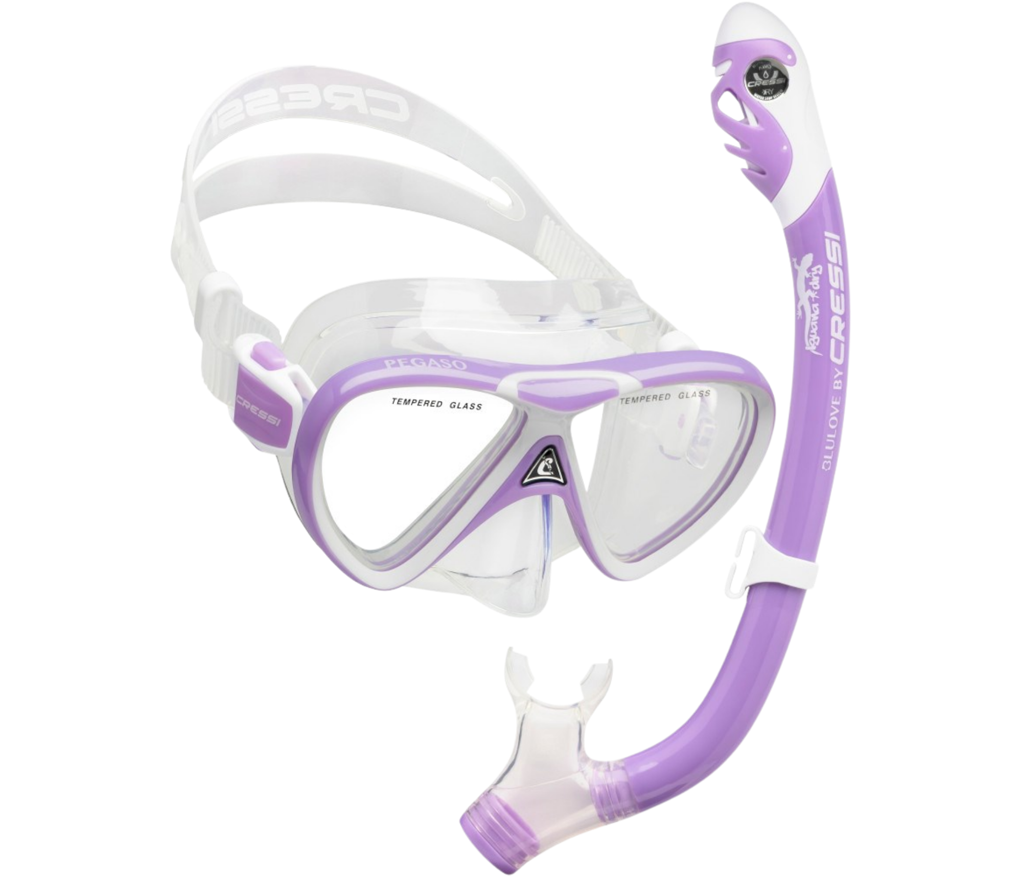 Cressi - Junior Mask + Snorkel Set - Pegaso + Iguana