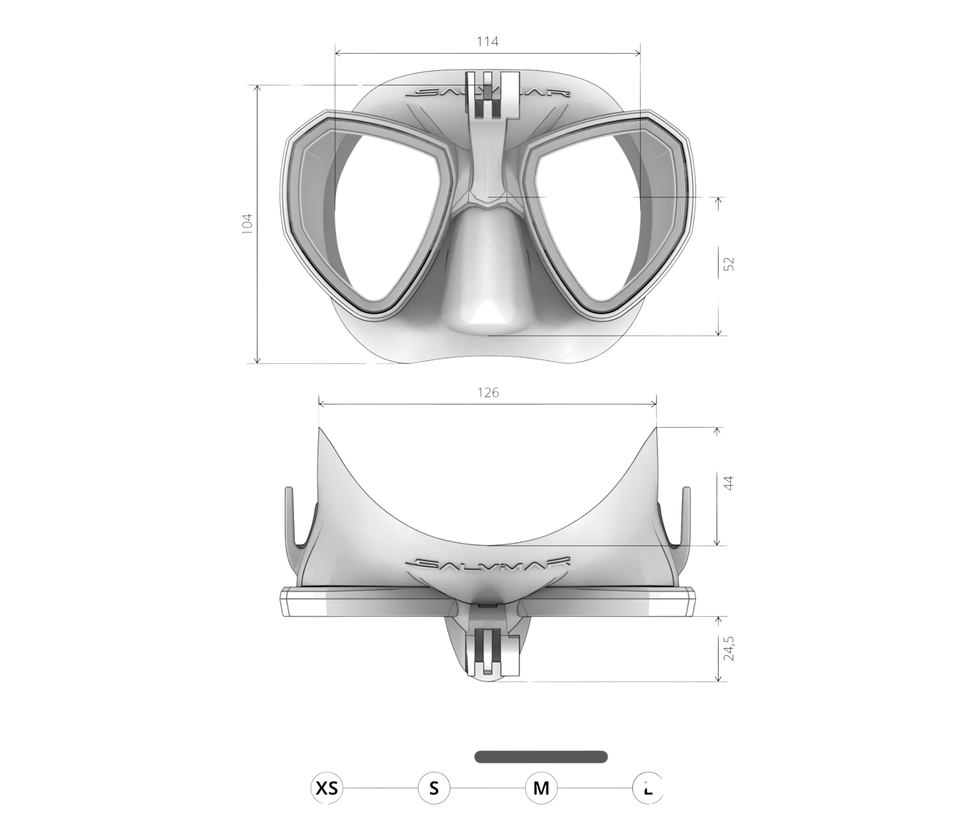 Salvimar - Trinity Mask - Antifog