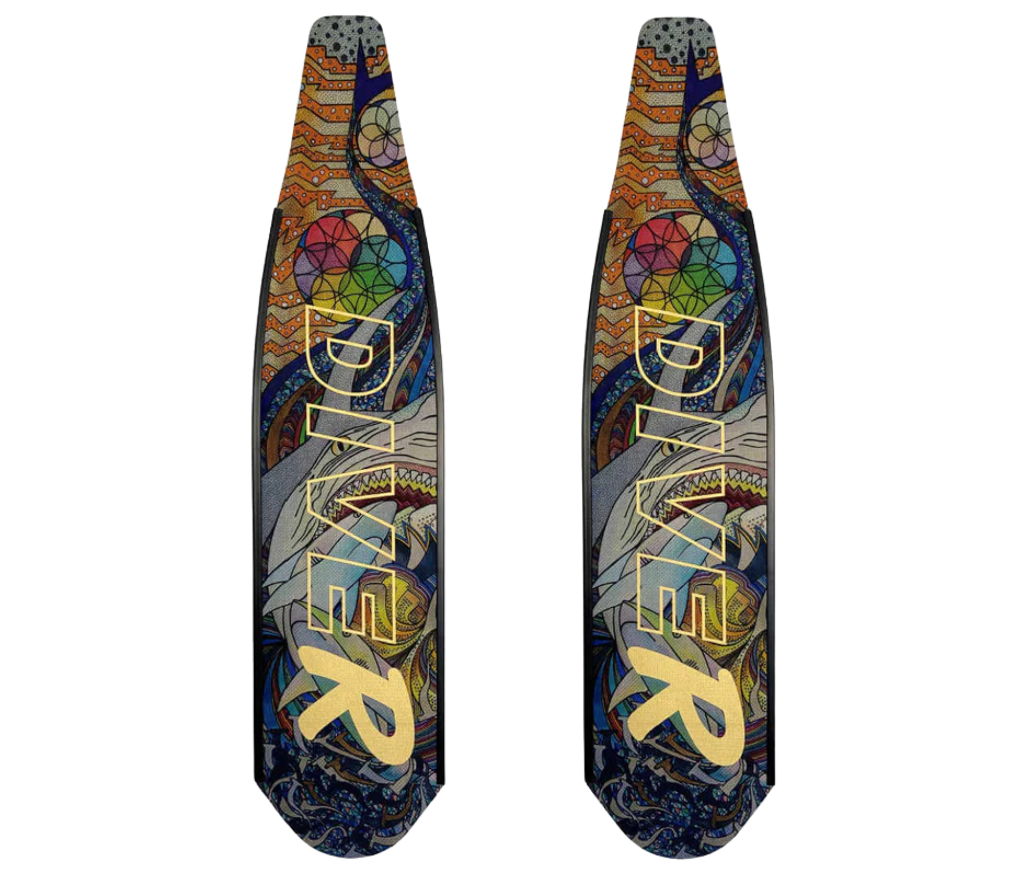 DiveR - Fin Blades - Sharks - Composite