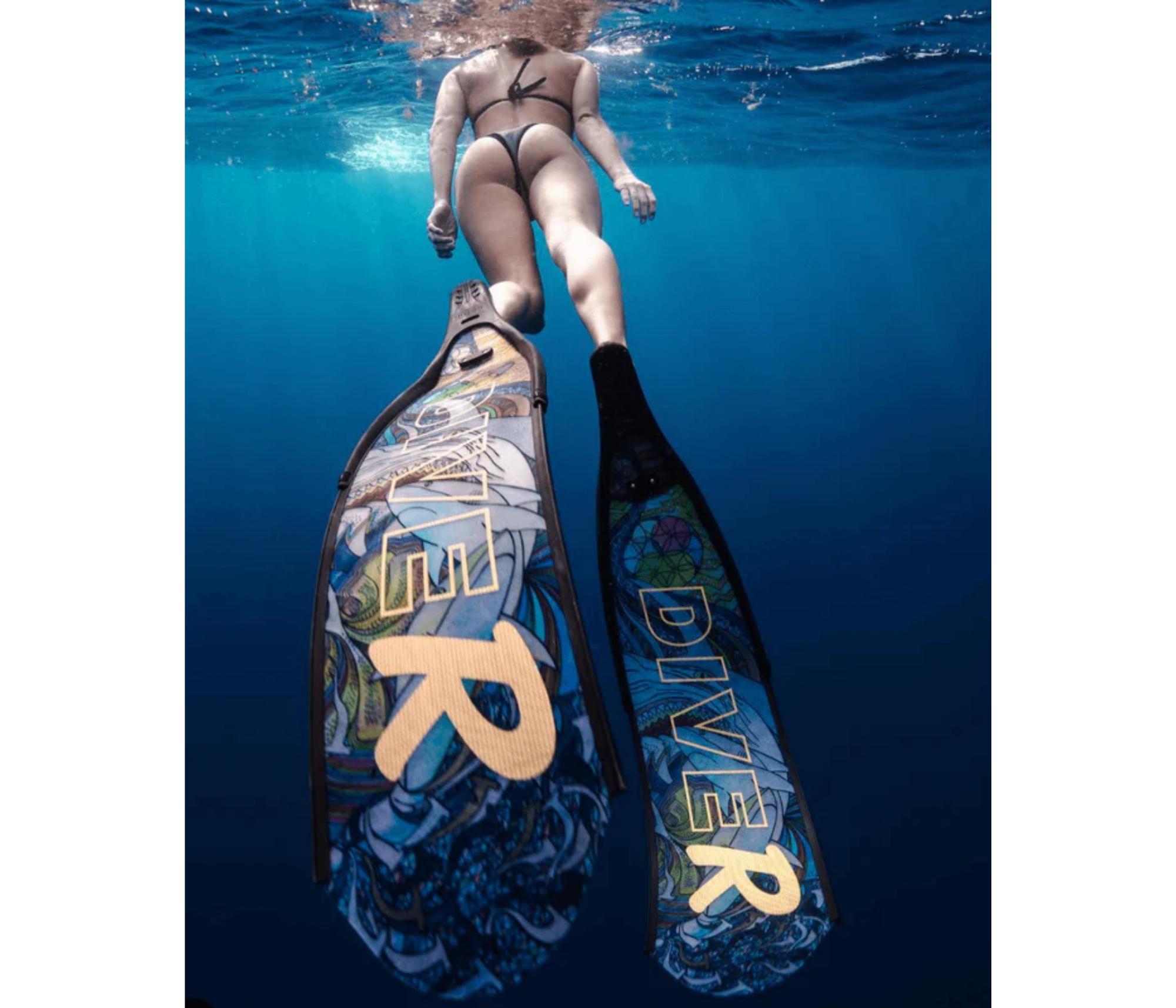DiveR - Fin Blades - Sharks - Composite