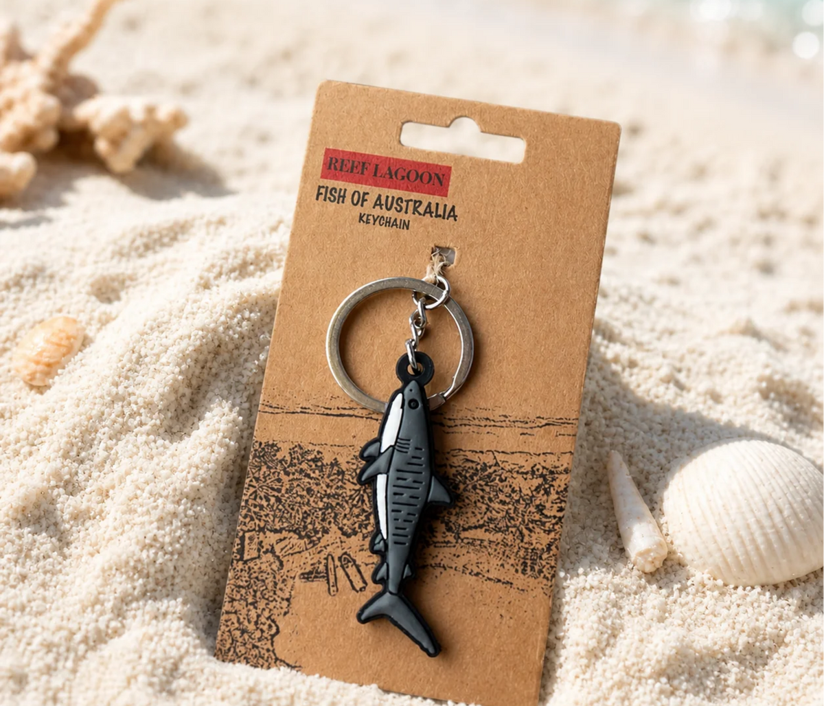 Reef Lagoon - Fish Keychains - Tiger Shark