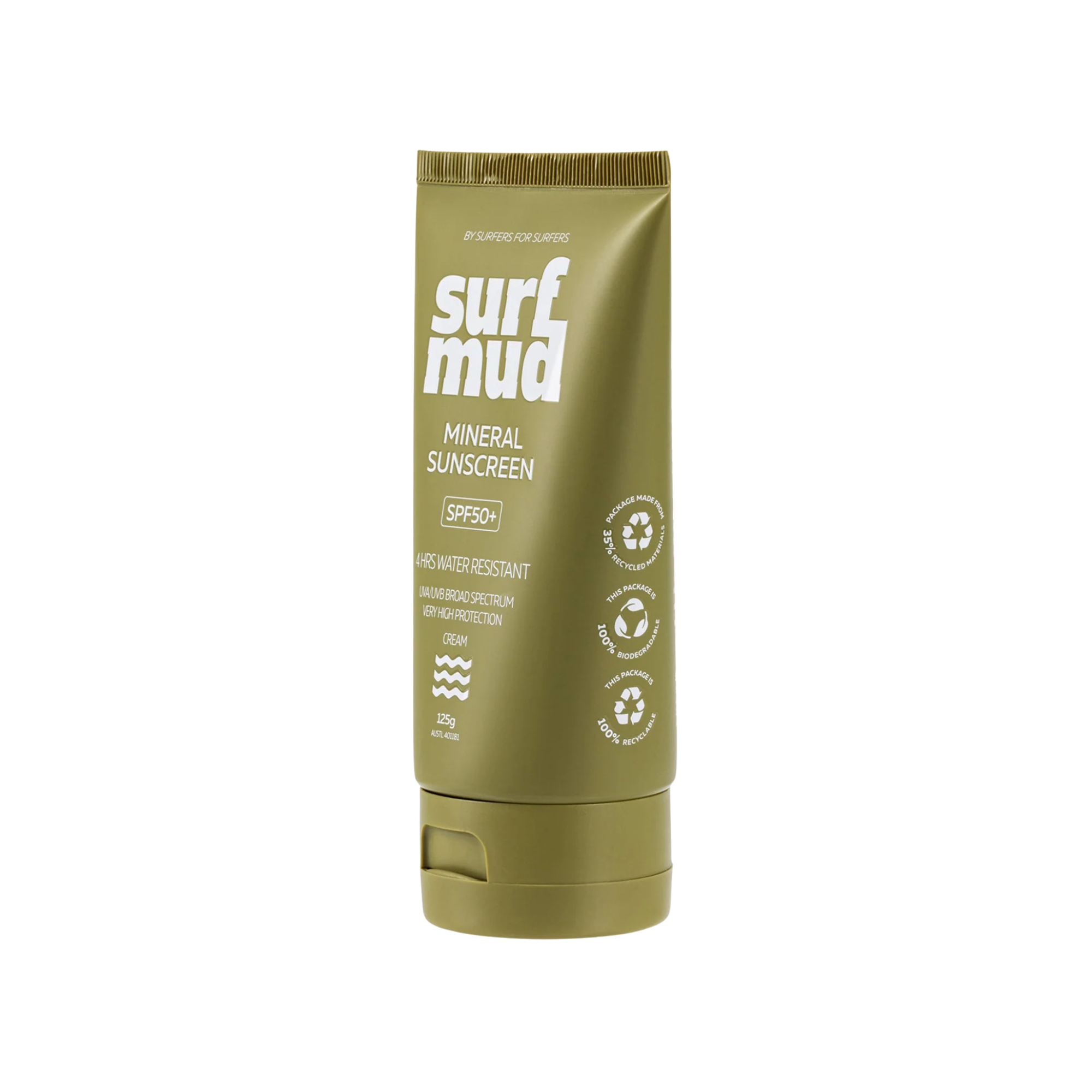 SurfMud - Mineral Sunscreen SPF50+ - 125g