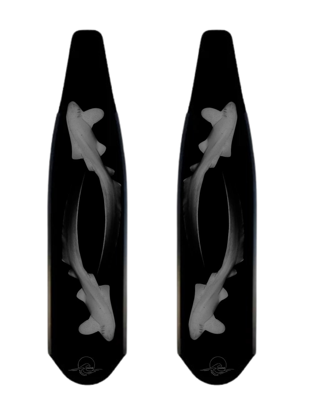DiveR - Fin Blades - Leopard Shark - Carbon - Limited Edition