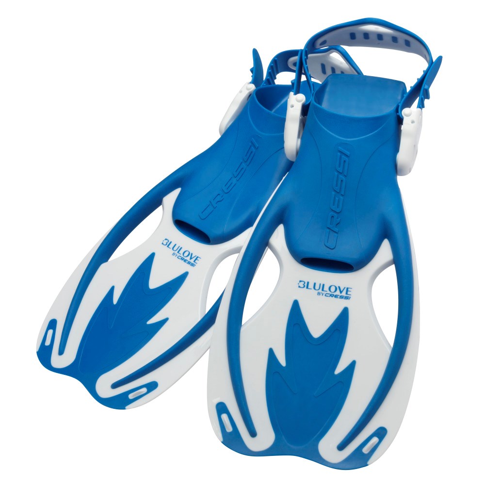 Cressi - Rocks Junior Fins - Blue/White image 0