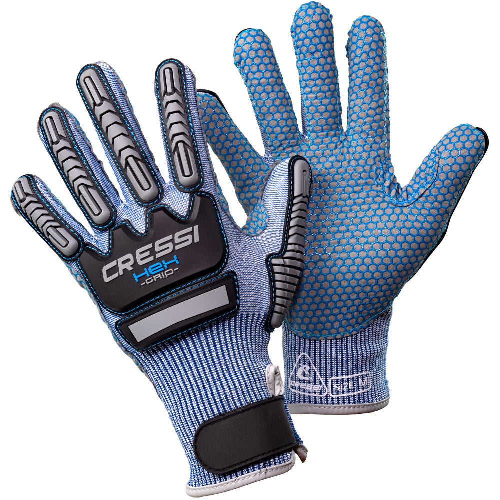 Cressi - Hex Gloves - Blue - XL image