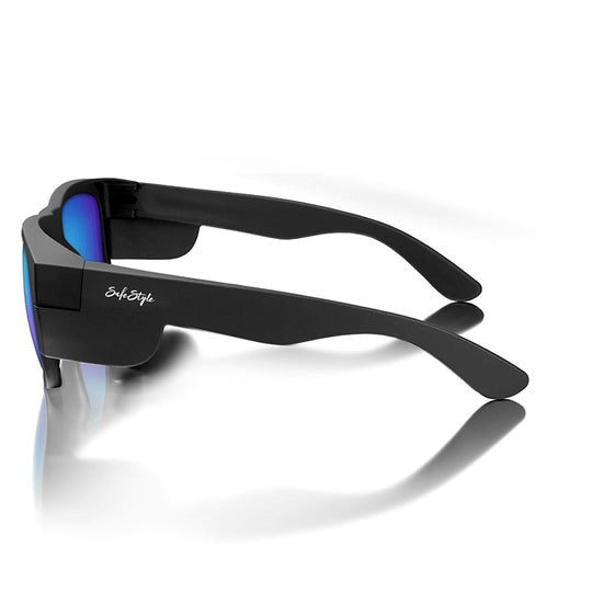 SafeStyle - Fusions - Matte Black/Mirror Blue - Polarised image 2