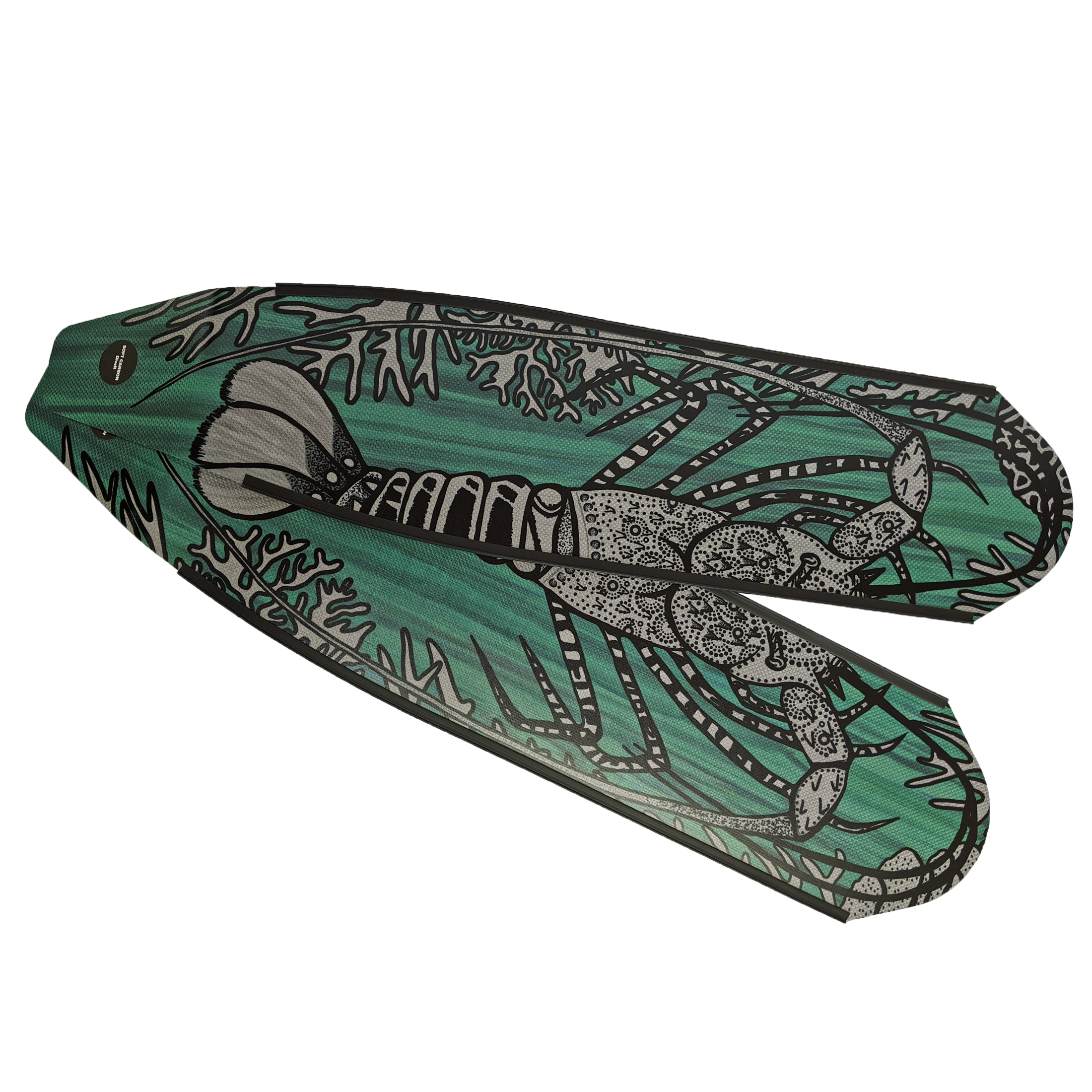 DiveR - Fin Blades - Crayfish - Carbon - Soft image