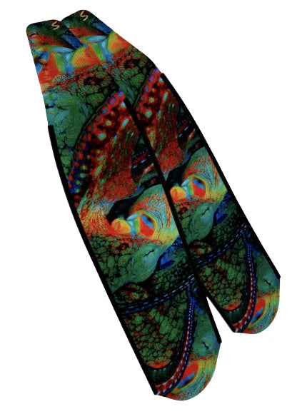 DiveR - Fin Blades - Tako - Composite - Medium, Black Rails image