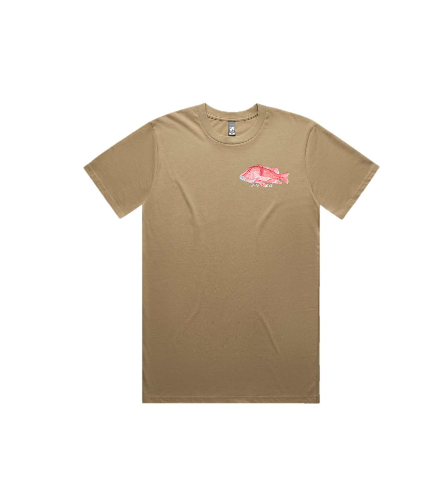 Spear West - Fish Print - T-Shirt - Red Emperor image 0