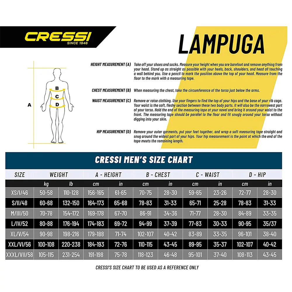 Cressi - Lampuga Wetsuit - Open Cell - 2pc - 3mm