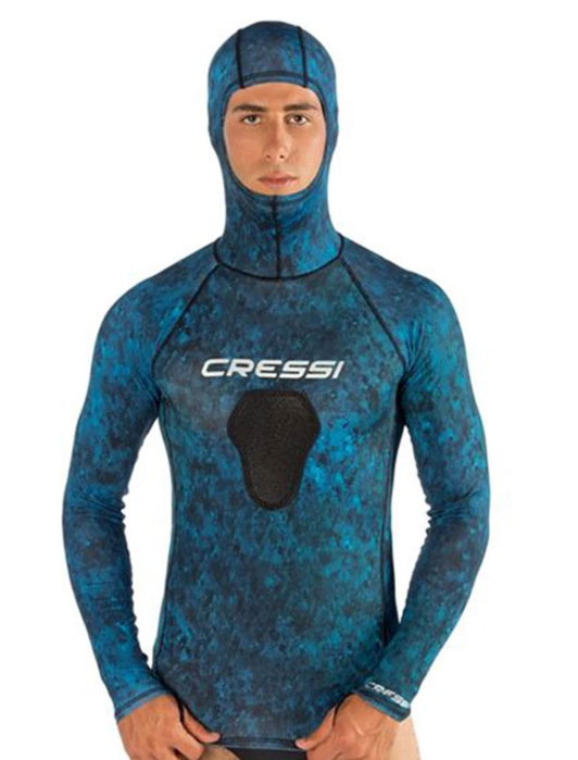 Cressi - Blue Hunter Skin Hooded Top - XXXL (7) image