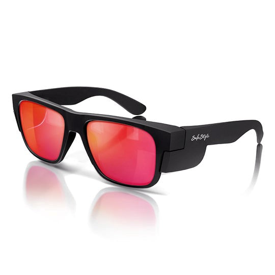 SafeStyle - Fusions - Matte Black/Mirror Red - Polarised image 0