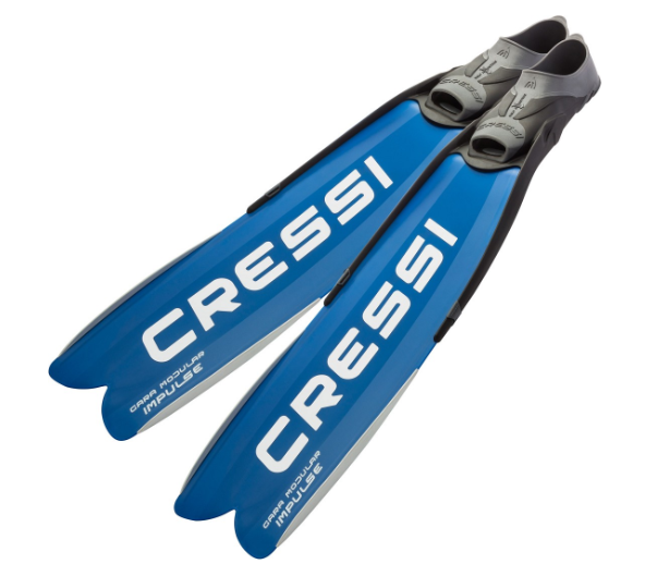 Cressi - Gara Modular Impulse Fins - 38/39, Blue image