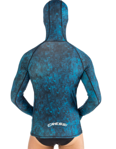 Cressi - Blue Hunter Skin Hooded Top image 2
