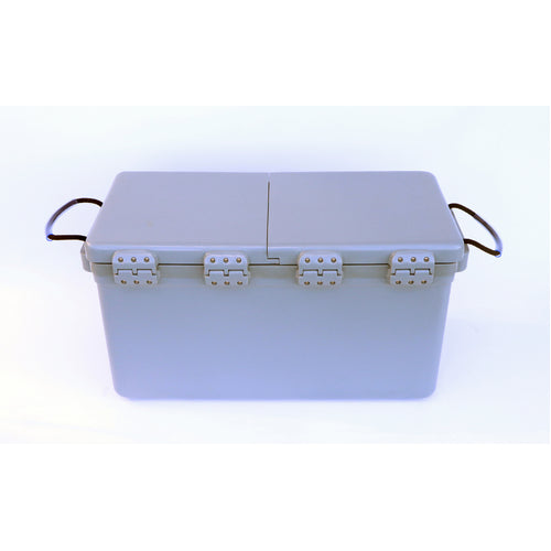 Icey Tek - 90L - Split Lid - Ice Box Cooler - Grey - Split Lid Left image 4