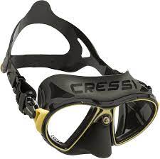 Cressi - Zeus Mask - Black and Yellow image 1