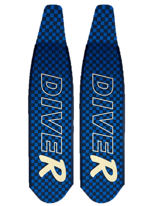 DiveR - Fin Blades - Hypetex - Blue image 1