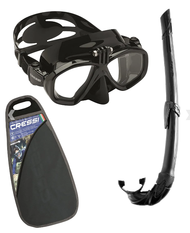 Cressi - Action Mask (Gopro) Snorkel Set image 0