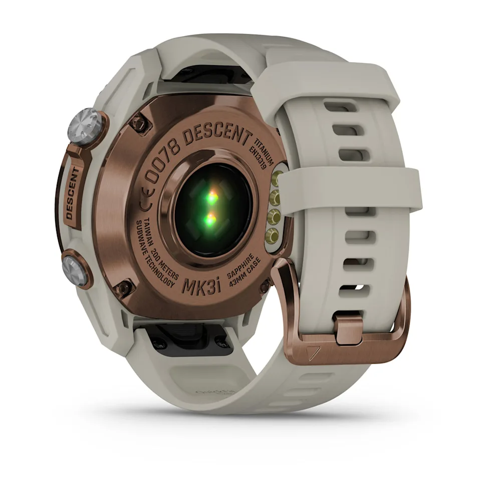 Garmin Descent™ Mk3i – 43 mm - Bronze - Grey Band image 2