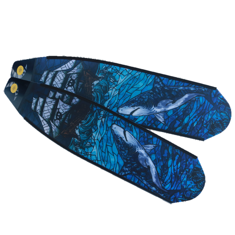 DiveR - Fin Blades - Pieces Of Eight - Carbon - Medium image