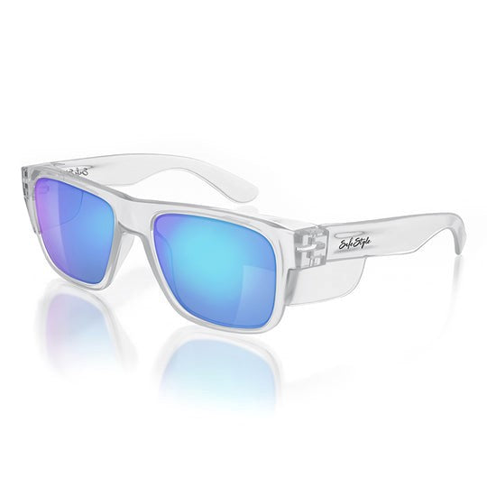 SafeStyle - Fusions - Clear Frame/Blue Mirror - Polarised image 0