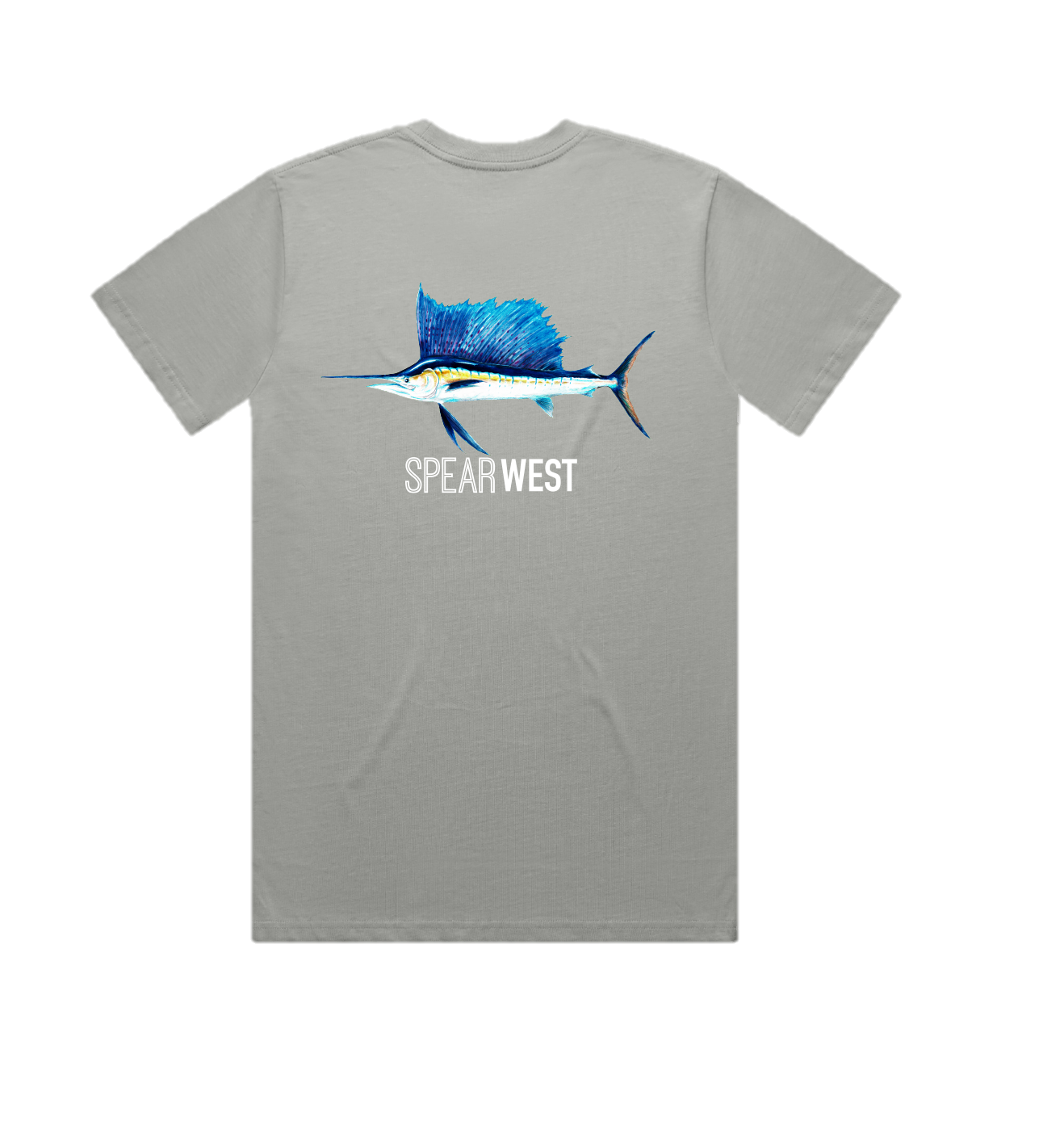 Spear West - Fish Print - T-Shirt - Sailfish image 3