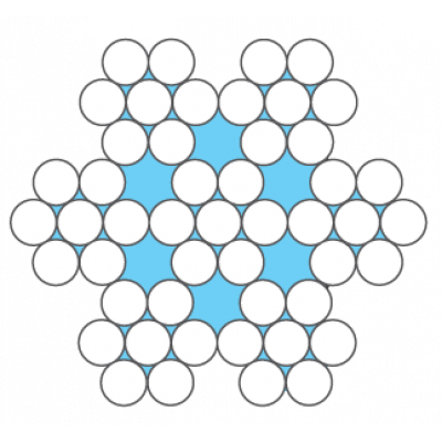 Spear West - Wire rope 3.2mm  PVC Clear Coated Wire 316 Stainless Steel Rope 7x7  BU Per Metre image 1