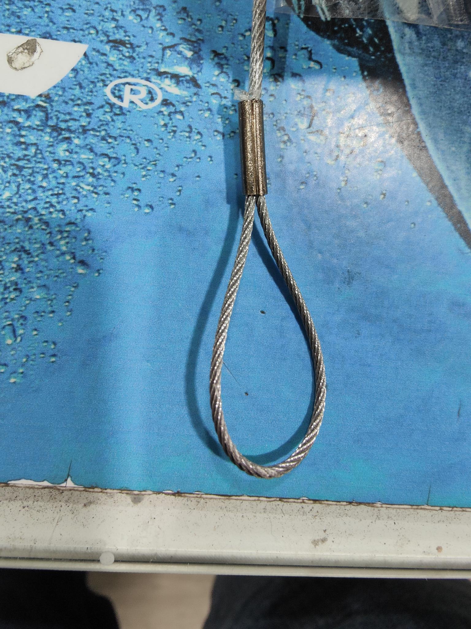 Spear West - Wire rope 1.5mm  PVC Clear Coated Wire 316 Stainless Steel Rope 7x7  BU Per Metre image 1