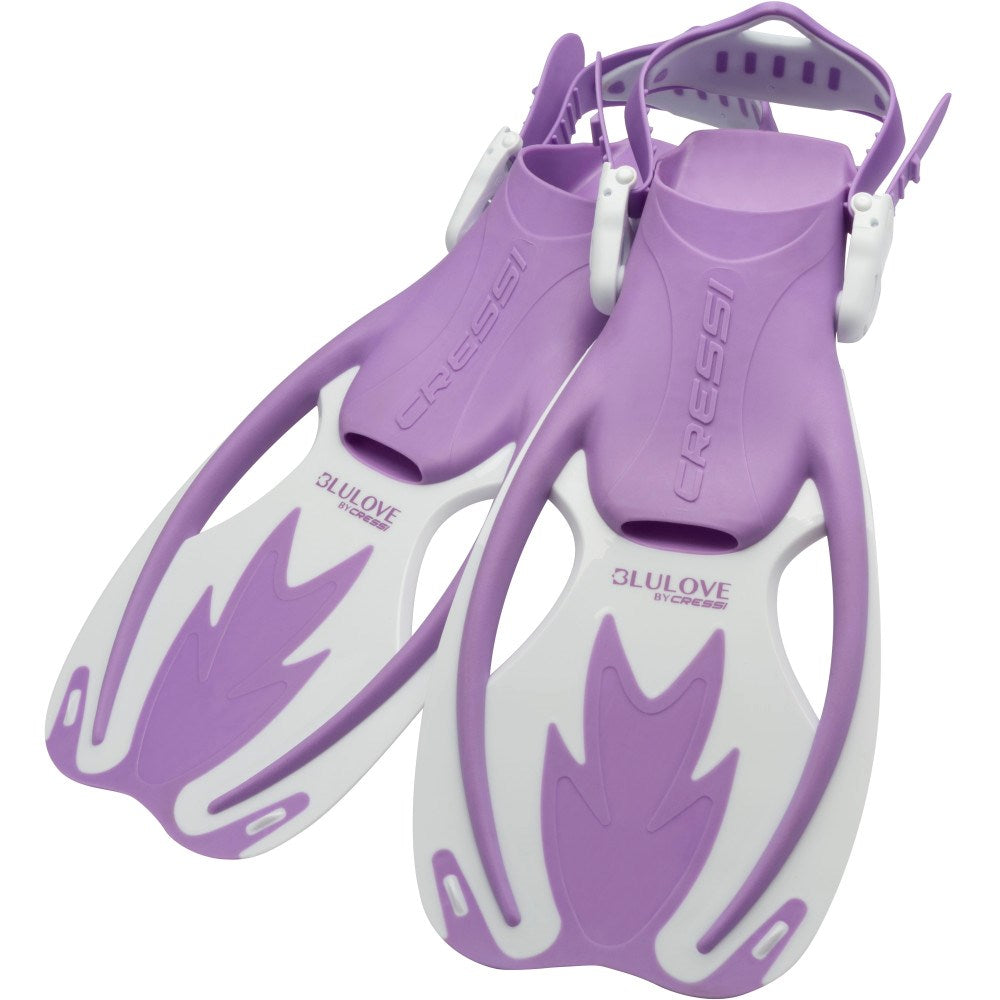 Cressi - Rocks Junior Fins - Lilac/White image 0