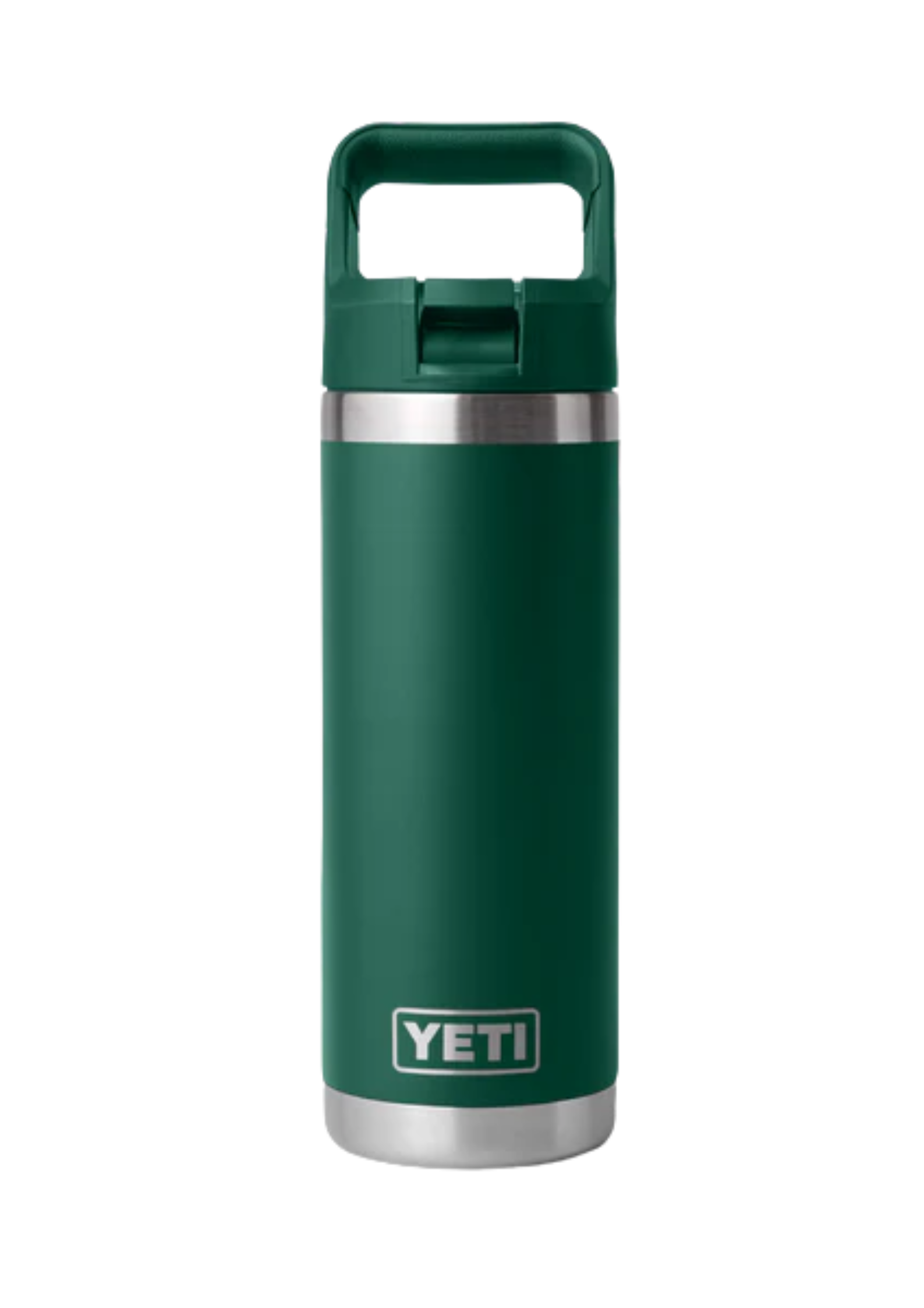 Yeti - Rambler Straw lid Bottle - 18oz - Black Forest Green image