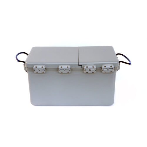 Icey Tek - 70L - Split Lid - Ice Box Cooler - Grey - Split Lid Right image 3