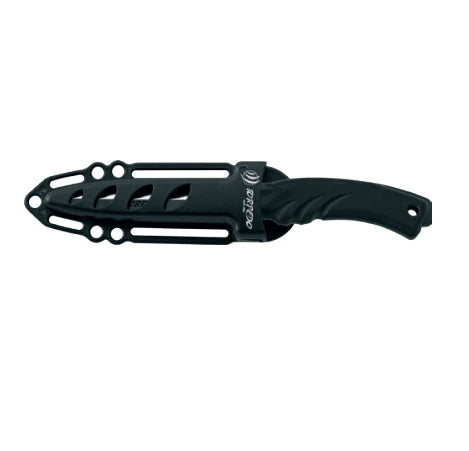Mac Coltellerie - Torpedo 11 Dive Knife - Black handle S/Steel Blade image 1